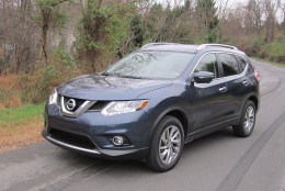 The 2015 Nissan Rogue is bigger than before and you can even add an optional third row to give you seven seats.  (WTOP/Mike Parris)