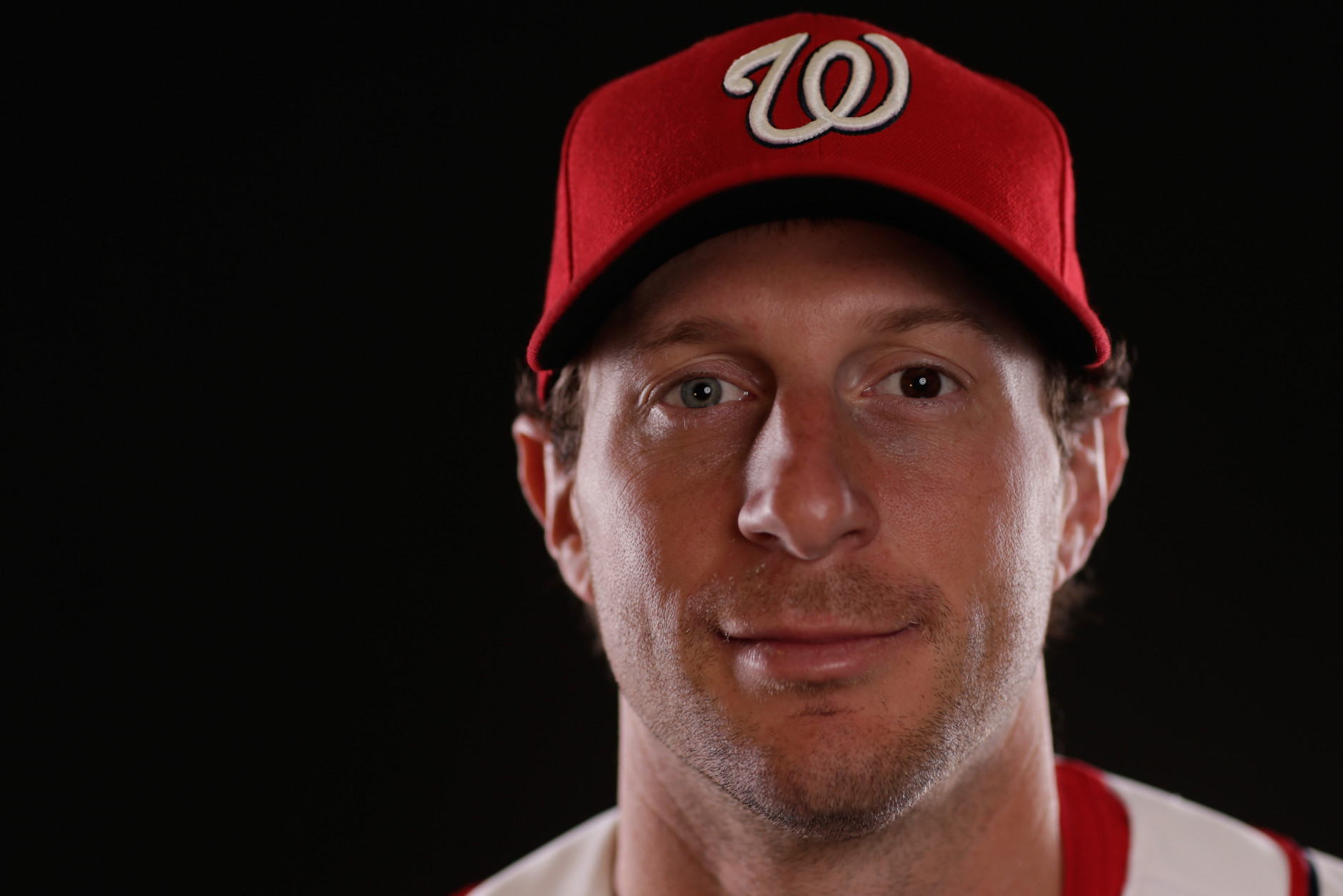 VIERA, FL - MARCH 01:  Max Scherzer #31 of the Washington Nationals poses for a portrait during photo day at Space Coast Stadium on March 1, 2015 in Viera, Florida.  (Photo by Chris Trotman/Getty Images)