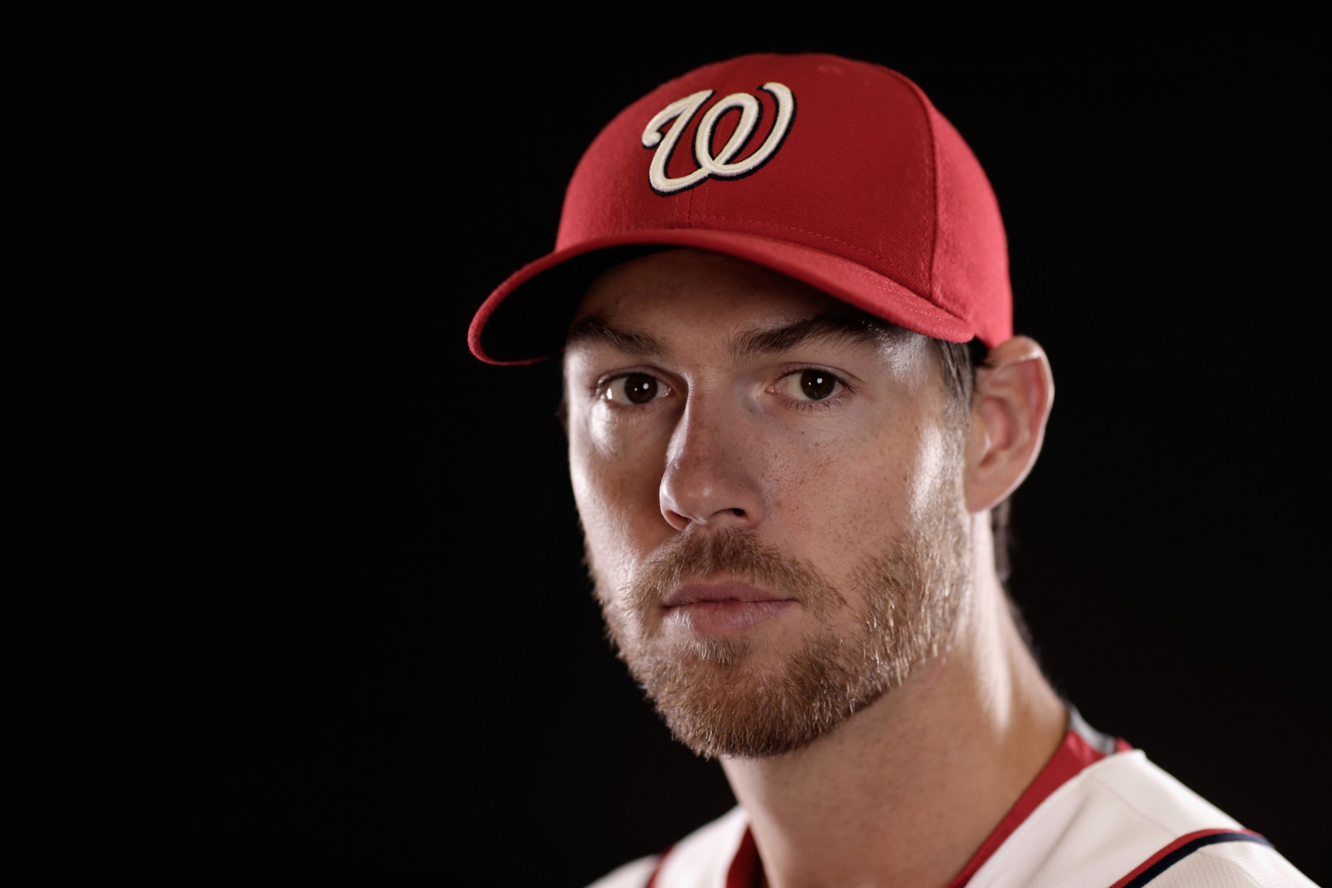 VIERA, FL - MARCH 01:  Doug Fister #58 of the Washington Nationals poses for a portrait during photo day at Space Coast Stadium on March 1, 2015 in Viera, Florida.  (Photo by Chris Trotman/Getty Images)