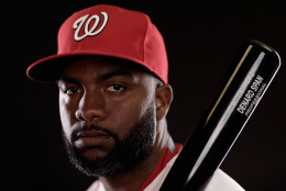 VIERA, FL - MARCH 01:  Denard Span #2 of the Washington Nationals poses for a portrait during photo day at Space Coast Stadium on March 1, 2015 in Viera, Florida.  (Photo by Chris Trotman/Getty Images)
