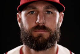 VIERA, FL - MARCH 01:  Kevin Frandsen #19 of the Washington Nationals poses for a portrait during photo day at Space Coast Stadium on March 1, 2015 in Viera, Florida.  (Photo by Chris Trotman/Getty Images)