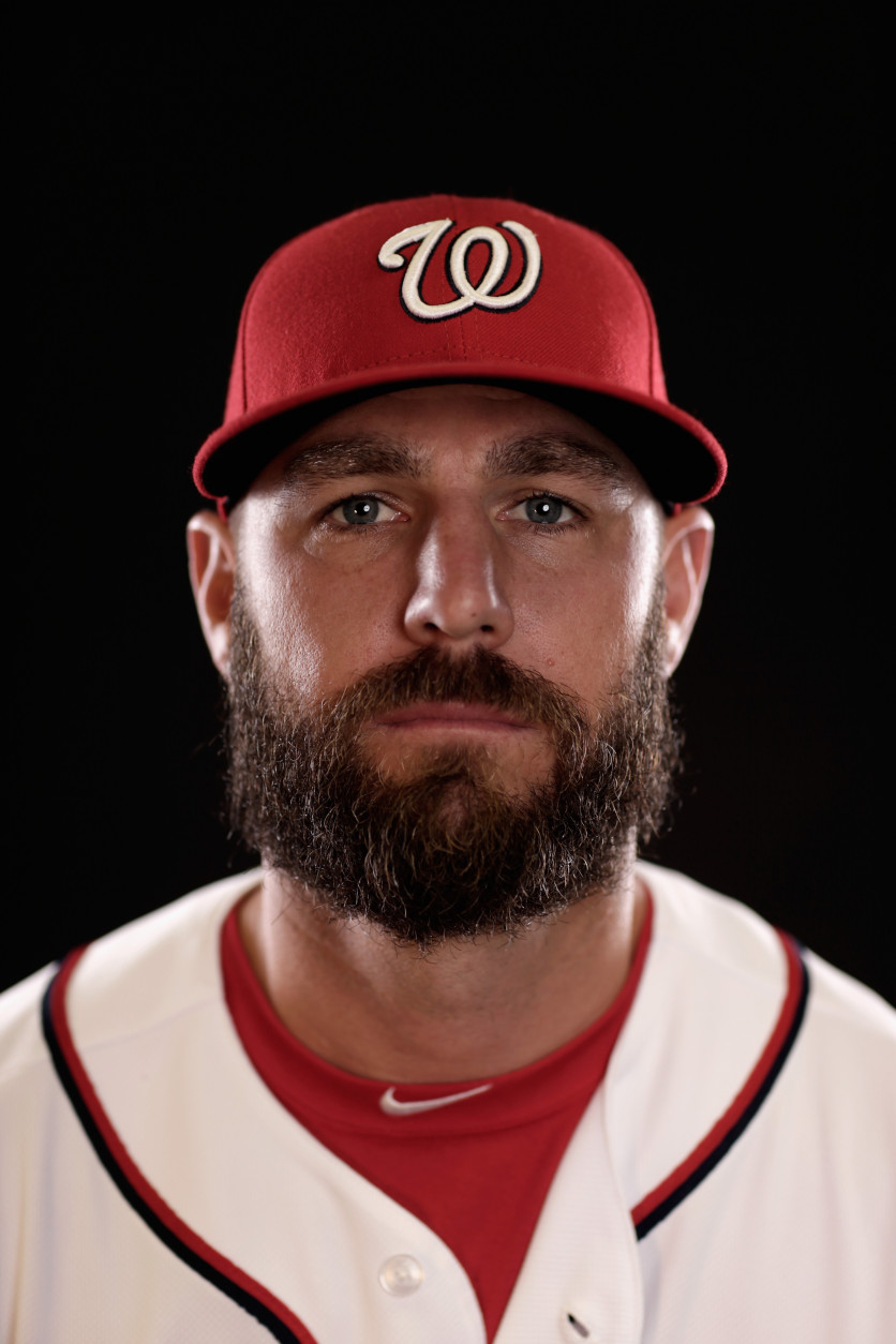 VIERA, FL - MARCH 01:  Kevin Frandsen #19 of the Washington Nationals poses for a portrait during photo day at Space Coast Stadium on March 1, 2015 in Viera, Florida.  (Photo by Chris Trotman/Getty Images)