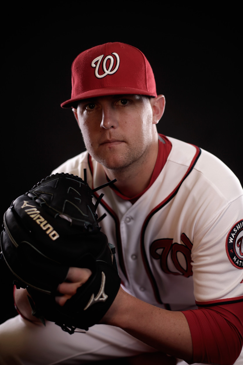 VIERA, FL - MARCH 01:  Drew Storen #22 of the Washington Nationals poses for a portrait during photo day at Space Coast Stadium on March 1, 2015 in Viera, Florida.  (Photo by Chris Trotman/Getty Images)
