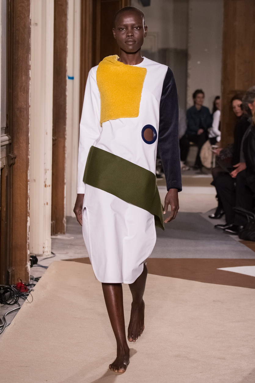 PARIS, FRANCE - MARCH 03:  A model walks the runway during the Jacquemus show as part of the Paris Fashion Week Womenswear Fall/Winter 2015/2016 on March 3, 2015 in Paris, France.  (Photo by Francois Durand/Getty Images)