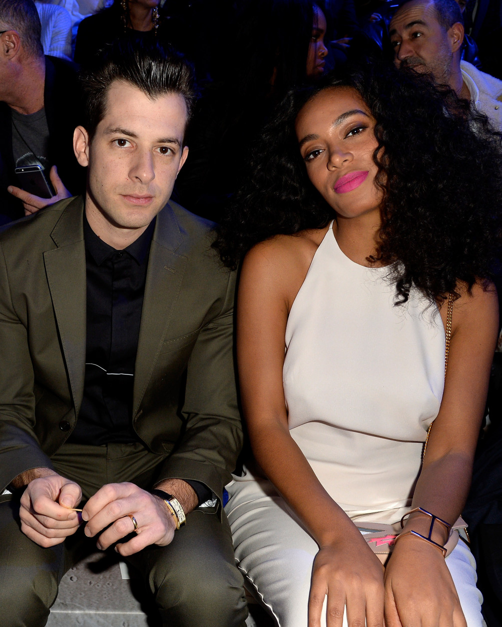 PARIS, FRANCE - MARCH 04:  Mark Ronson and Solange Knowles attend the H&amp;M show as part of the Paris Fashion Week Womenswear Fall/Winter 2015/2016  on March 4, 2015 in Paris, France.  (Photo by Pascal Le Segretain/Getty Images)