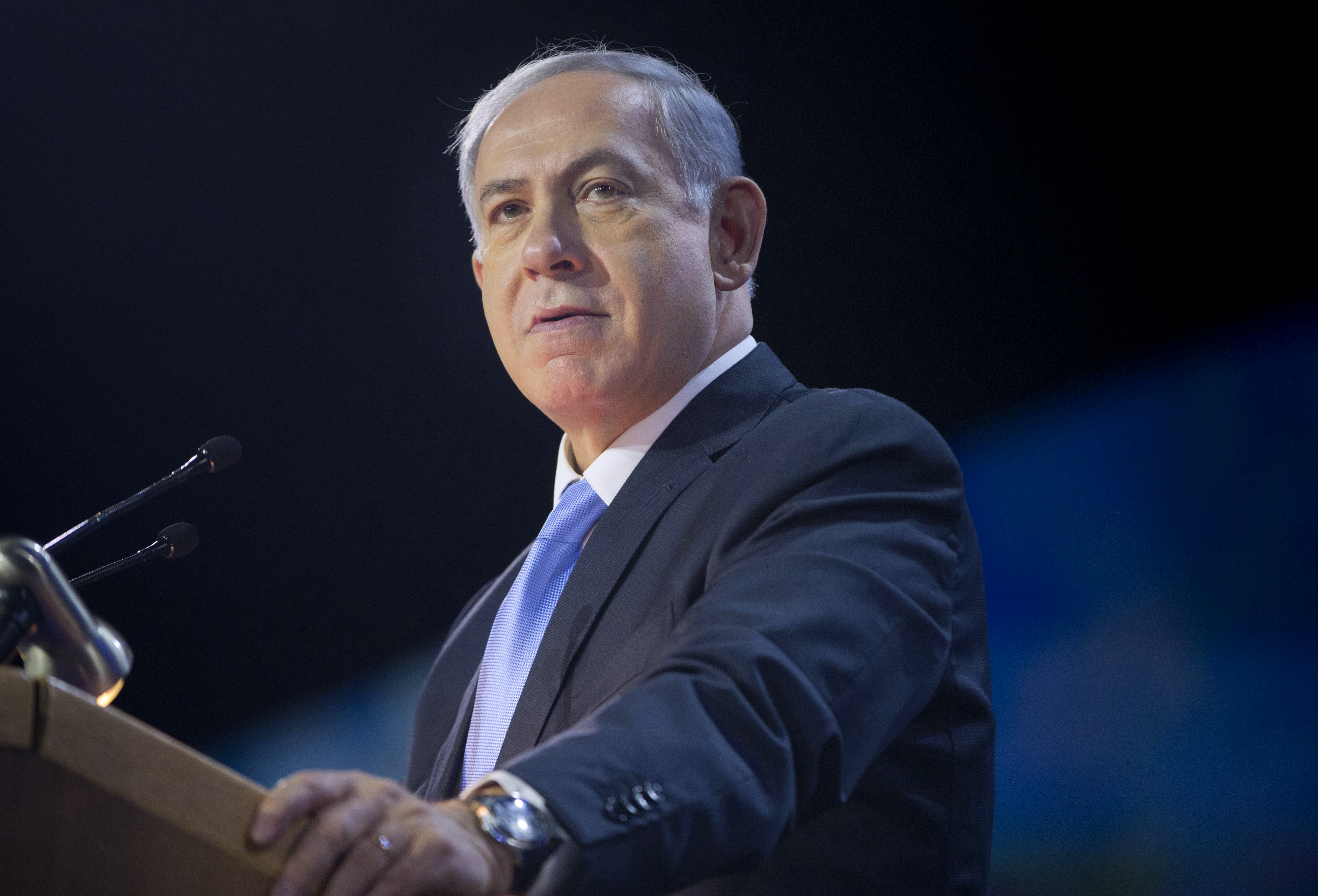 Dueling rallies during Netanyahu’s address