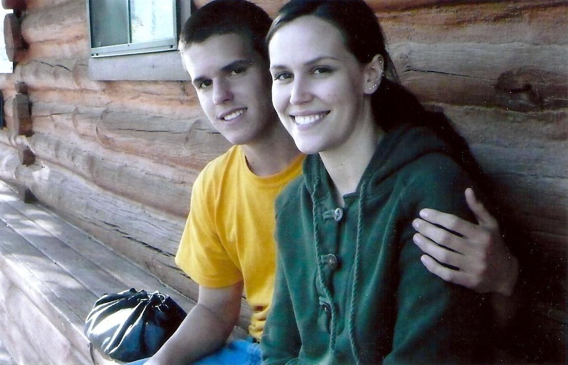 Ginny and Christopher, sister and brother, pictured before Christopher's death. (Courtesy Atwood family)