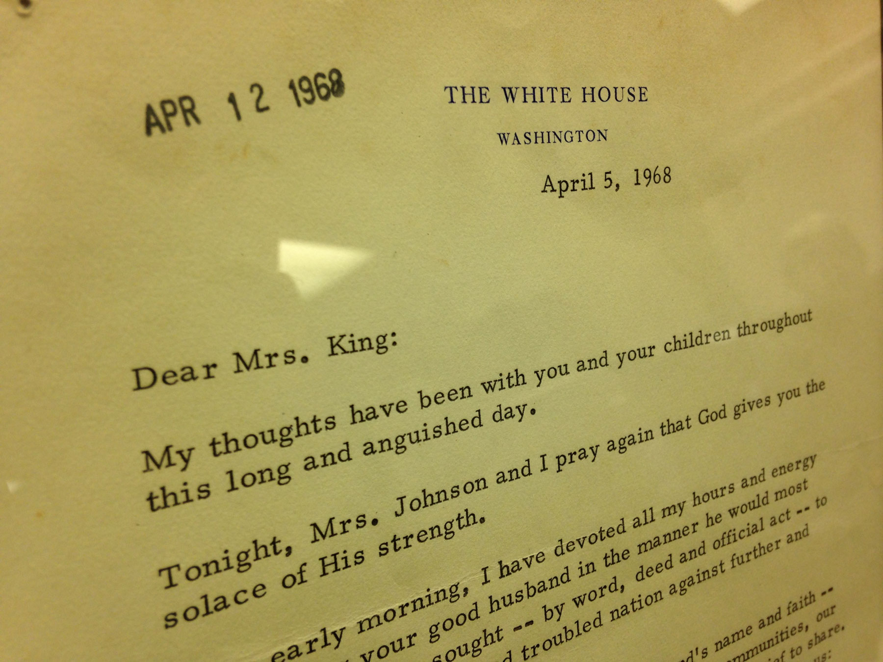 A collection of Martin Luther King mementoes goes on sale