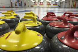 The Potomac Curling Club is a modest facility, but has over 300 full-time members and offers weekly instruction to new players. (WTOP/Noah Frank)