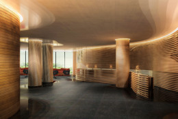 A rendering of the lobby at The Watergate Hotel. (Courtesy Euro Capital Properties)