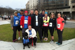 Team WTOP is pictured here at the 2014 ScopeItOut 5K. (WTOP/Mike Jakaitis)