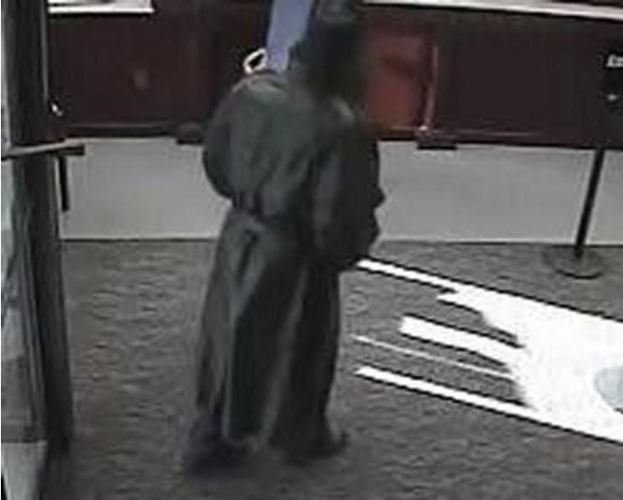 This image of a bank robber was taken inside a BB&T bank branch on Arlington Boulevard in Fairfax, Virginia on Jan. 16, 2015.  Investigators believe it was among a series of related bank robberies in the D.C. suburbs. (FBI)