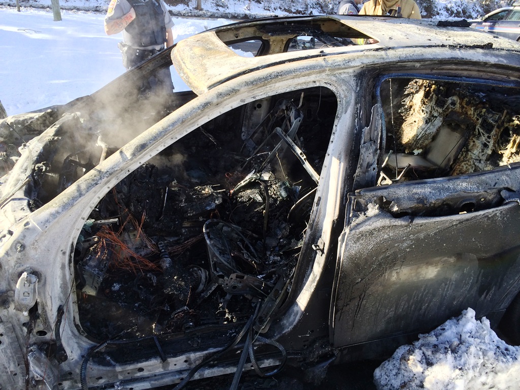 car burned in McLean