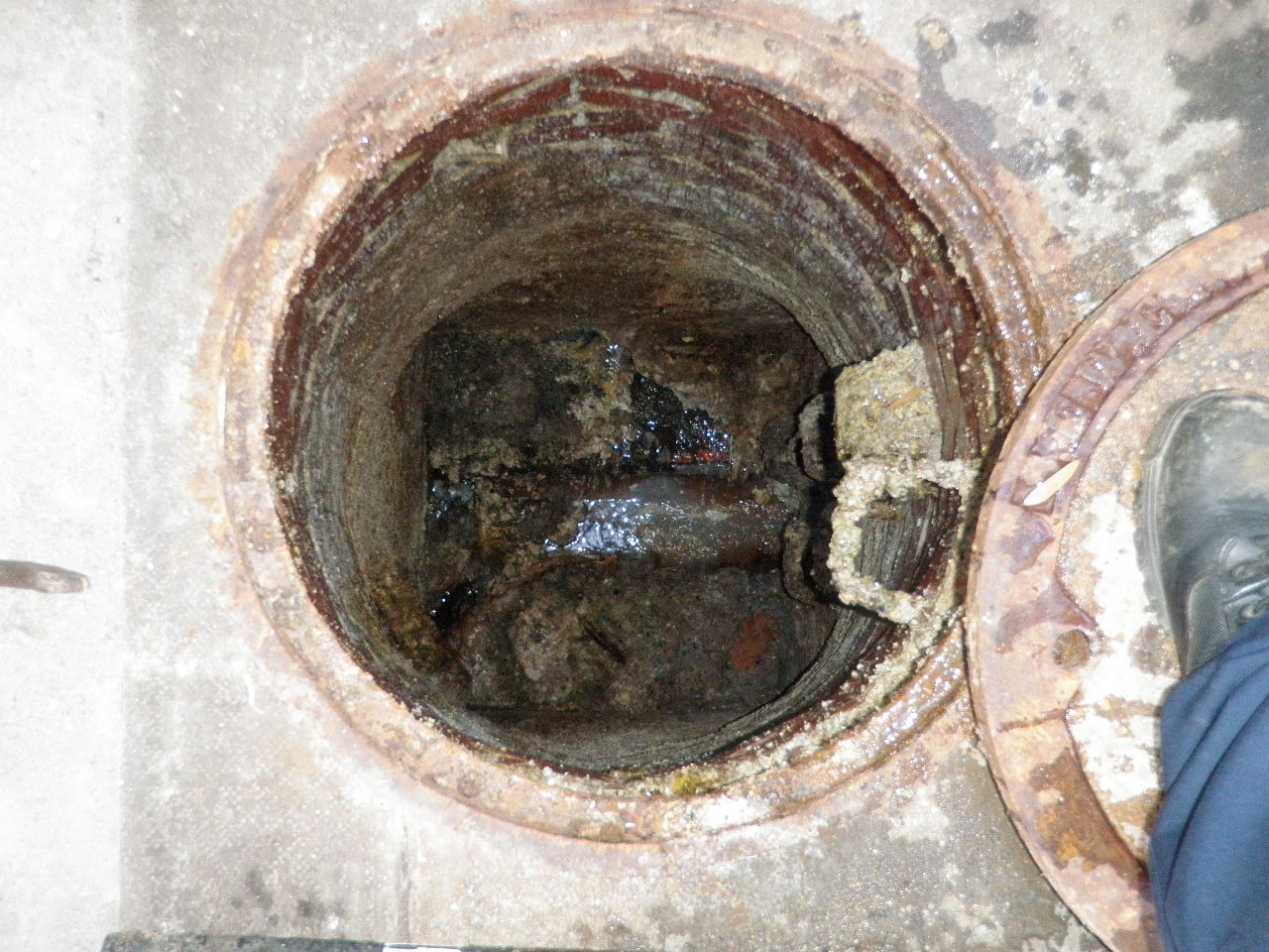 At 2600 Pennsylvania Avenue NW, so called flushable wipes have caused a clog. (Courtesy DC Water)