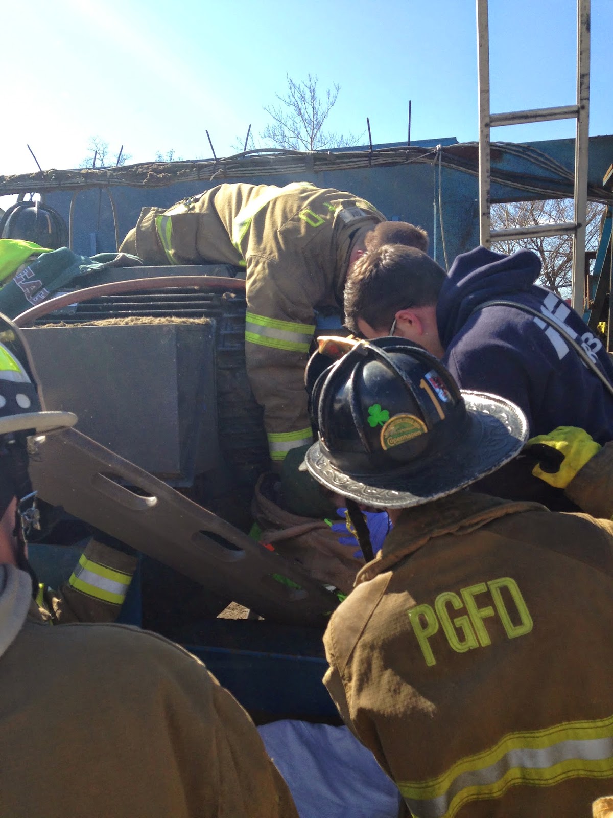 Man rescued from conveyor belt at local recycling center