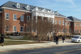 The University of Maryland College Park campus is embroiled in a controversy over a racist and sexist email sent by a student last year. (WTOP/Kathy Stewart)