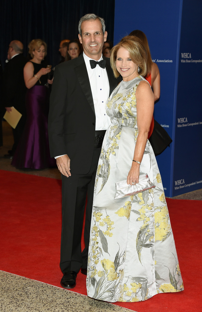 WASHINGTON, DC - APRIL 25:  John Molner and Katie Couric attend the 101st Annual White House Correspondents' Association Dinner at the Washington Hilton on April 25, 2015 in Washington, DC.  (Photo by Michael Loccisano/Getty Images)