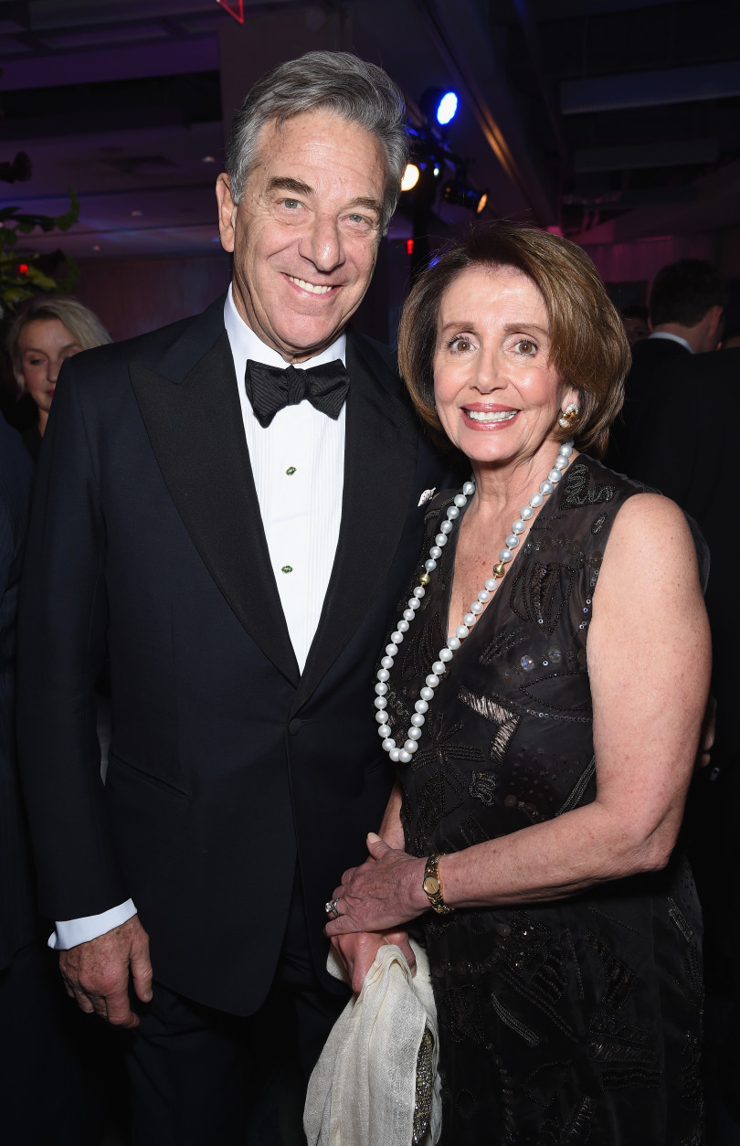 WASHINGTON, DC - APRIL 25:  Paul Pelosi and  Minority Leader of the U.S. House of Representatives Nancy Pelosi attend the Yahoo News/ABC News White House Correspondents' dinner reception pre-party at the Washington Hilton on Saturday, April 25, 2015 in Washington, DC.  (Photo by Dimitrios Kambouris/Getty Images for Yahoo)