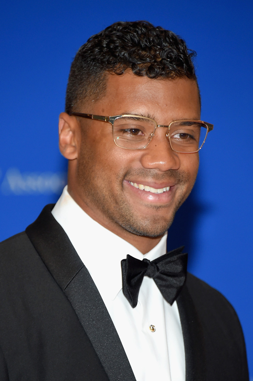 WASHINGTON, DC - APRIL 25:  Russell Wilson attends the 101st Annual White House Correspondents' Association Dinner at the Washington Hilton on April 25, 2015 in Washington, DC.  (Photo by Michael Loccisano/Getty Images)