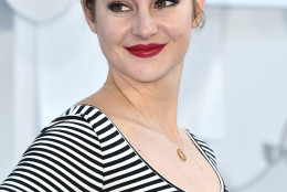 Shailene Woodley arrives at the MTV Movie Awards at the Nokia Theatre on Sunday, April 12, 2015, in Los Angeles. (Photo by Jordan Strauss/Invision/AP)