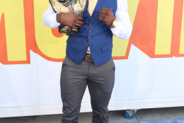 Will Brooks arrives at the MTV Movie Awards at the Nokia Theatre on Sunday, April 12, 2015, in Los Angeles. (Photo by Matt Sayles/Invision/AP)