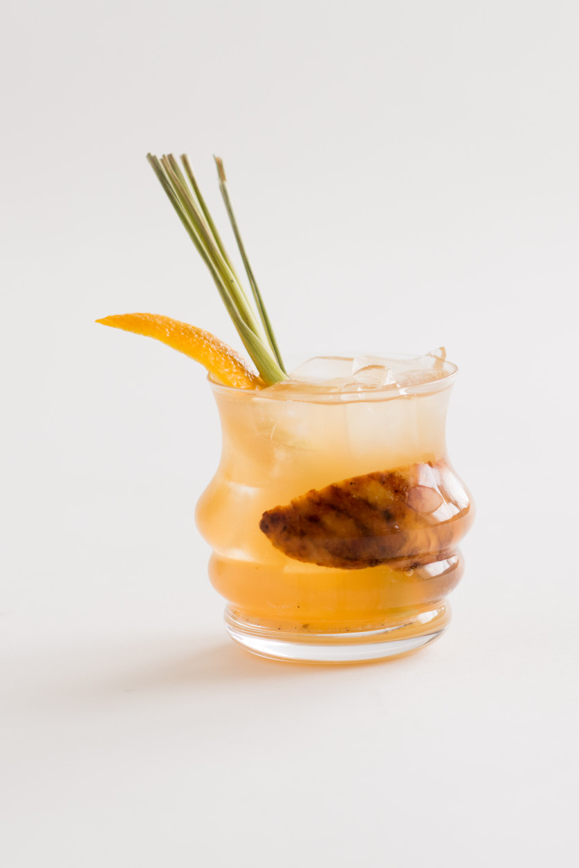 Chef Watson also dabbles into cocktails, like this recipe for Corn in the Coop, a take on an Old Fashioned that uses ginger, apple juice and chicken stock. (Courtesy "Cognitive Cooking with Chef Watson")
