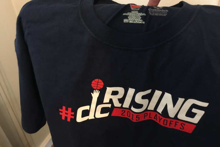 wizards playoff shirt