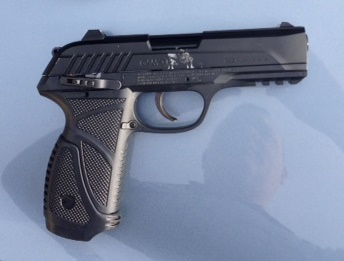 The pellet gun confiscated by police is similar to a BB gun but appears much like a 9mm or 40 caliber handgun. "It looks real. And it was enough to put him [the victim] in fear," says Anne Arundel County Police Lieutenant T.J. Smith.