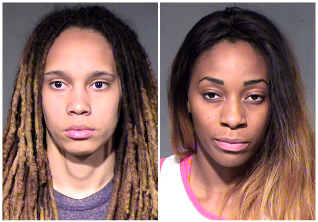 WNBA's Griner, fiancee Glory Johnson arrested after fight