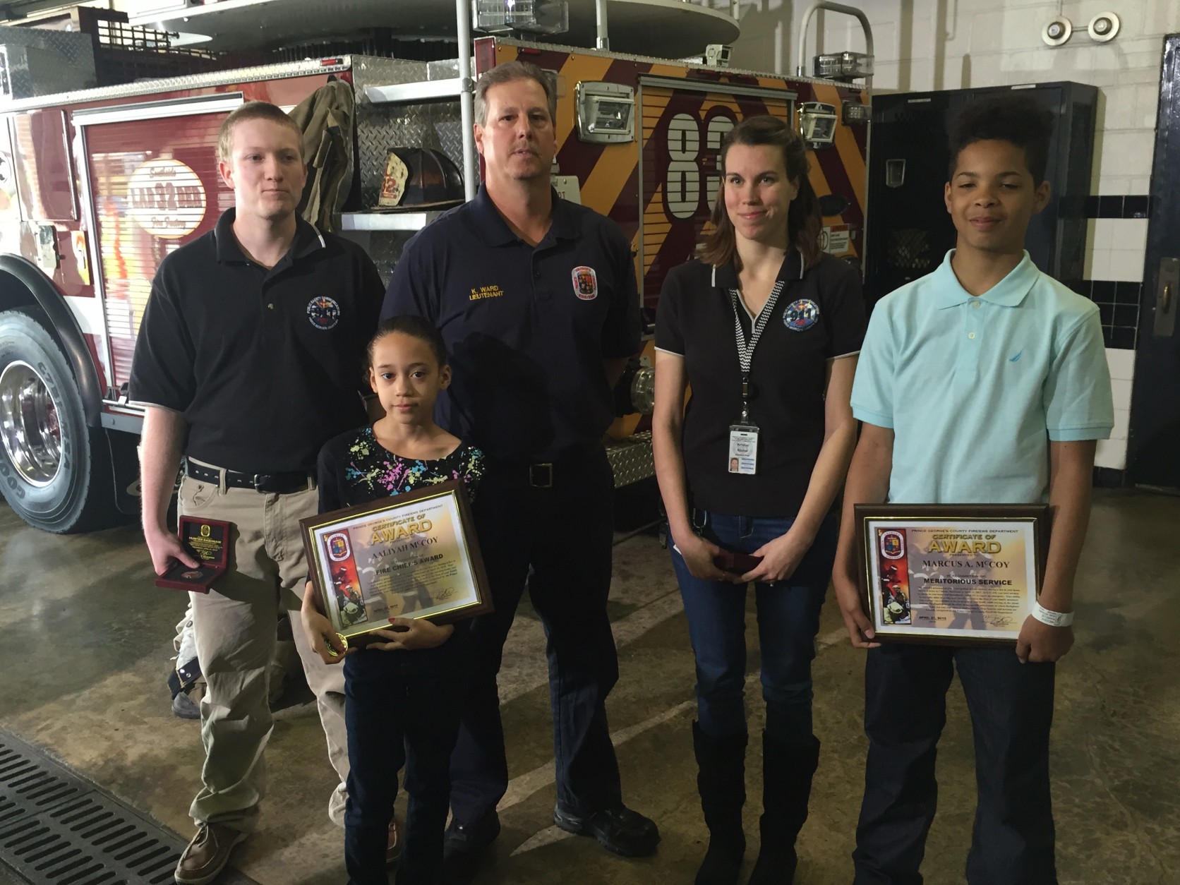 From call taker to dispatch to rescue. It took a team to save the two children from the burning home. (WTOP/Andrew Mollenbeck)