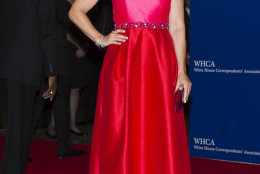 Idina Menzel attends the 2015 White House Correspondents' Association Dinner at the Washington Hilton Hotel on Saturday, April 25, 2015, in Washington. (Photo by Charles Sykes/Invision/AP)