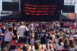 It's a great day for the 2015 Earth Day concert. (WTOP/Dick Uliano) 