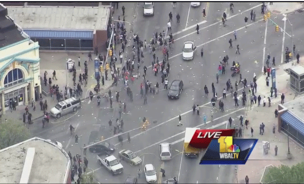 looting in Baltimore