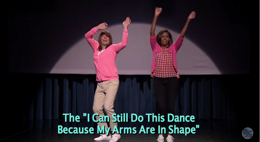 Michelle Obama shows off ‘mom dancing’ skills on ‘Tonight Show’ (Video)