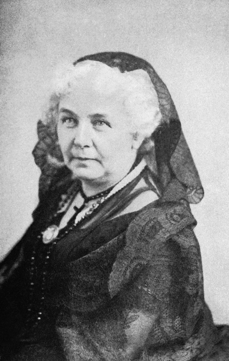Shown in an undated photo are head and shoulder shots of Elizabeth Cady Stanton. Mrs. Stanton helped organized the world?s first women?s rights convention which met in Seneca Falls, New York in 1848. She became first President of National Women?s Suffrage Association and held that office from 1869-1890. (AP Photo)