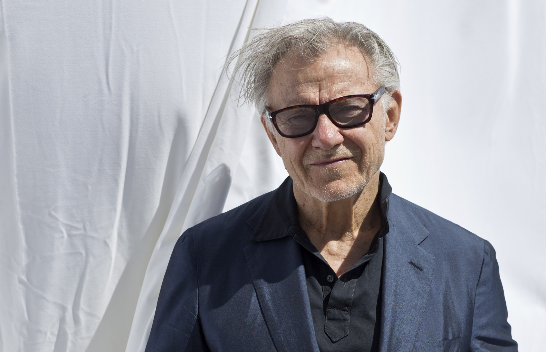 Actor Harvey Keitel poses for a photograph to promote the film Youth, at the 68th international film festival, Cannes, southern France, Wednesday, May 20, 2015. (AP Photo/Thibault Camus)