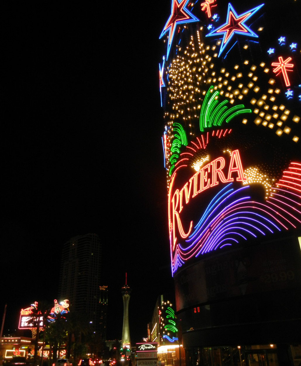 Riviera Hotel Las Vegas Strip Editorial Photography - Image of