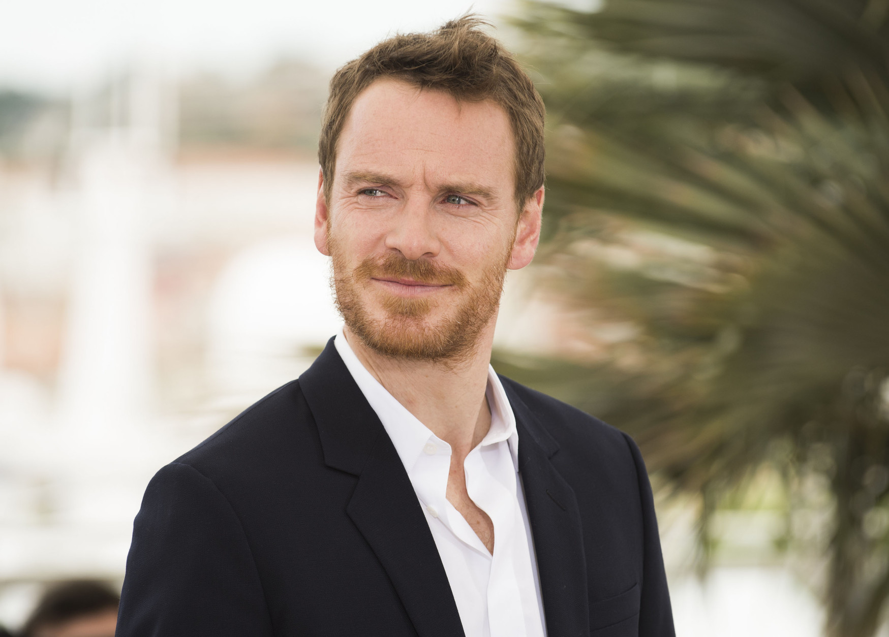 Actor Michael Fassbender poses for photographers during a photo call for the film Macbeth, at the 68th international film festival, Cannes, southern France, Saturday, May 23, 2015. (Photo by Arthur Mola/Invision/AP)