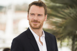 Actor Michael Fassbender poses for photographers during a photo call for the film Macbeth, at the 68th international film festival, Cannes, southern France, Saturday, May 23, 2015. (Photo by Arthur Mola/Invision/AP)