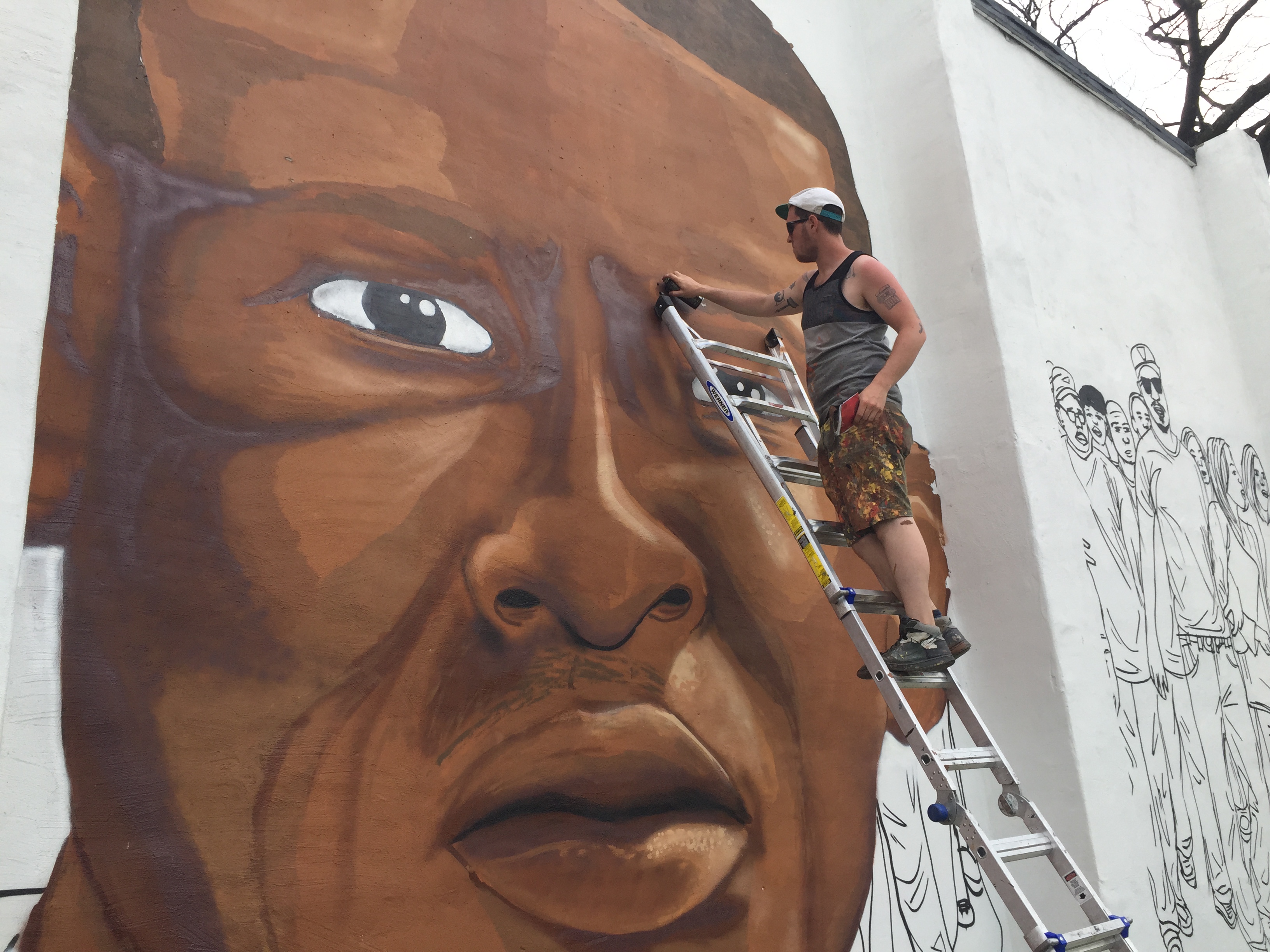 Baltimore artist makes his point with a brush