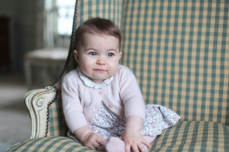 Royal family releases adorable new pics of Princess Charlotte