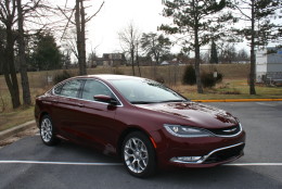 The new Chrysler 200 stands out in the crowd. (WTOP/Mike Parris)