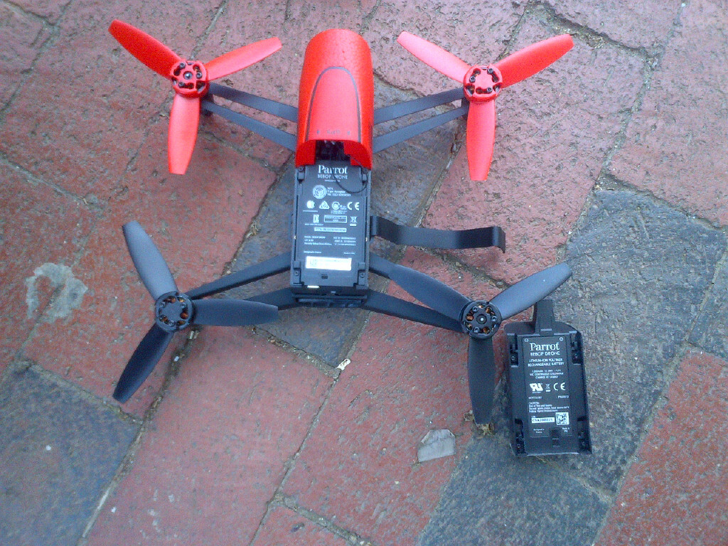 The Secret Service provided this image of a drone that was found flying near the White House Thursday. The White House and nearby Lafayette Park are under a no-fly zone. A man who was flying the drone was detained for questioning. (Courtesy Secret Service)