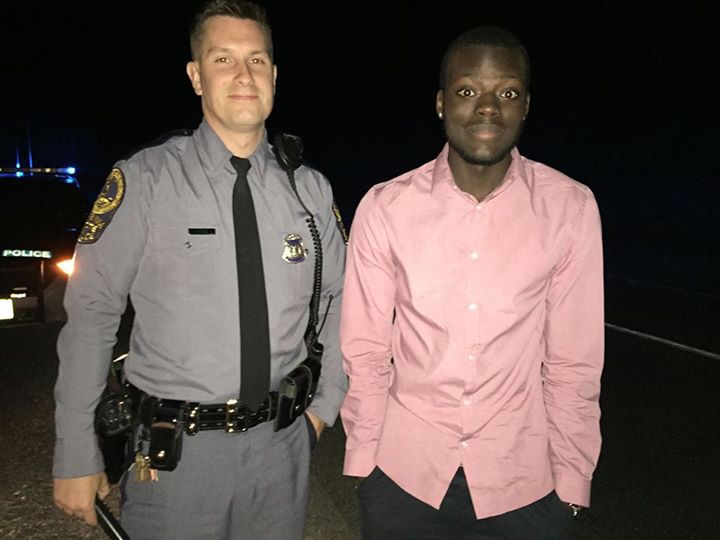 Virginia mom’s Facebook photo of son and cop tops 20K shares