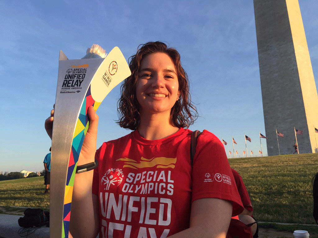Special Olympics flame departs D.C. for cross-country relay