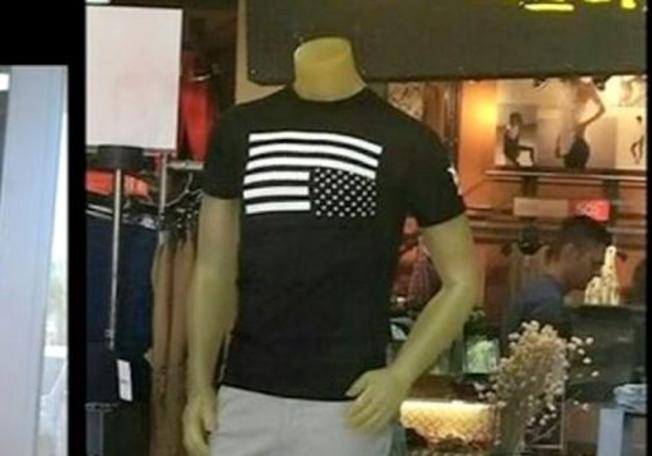 Popular retailer removes upside down American flag T-shirt after flap