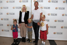 Gwen Stefany and Gavin Rossdale arrive at Elizabeth Glaser Pediatric AIDS Foundation's 24th Annual "A Time for Heroes" event on Sunday, June 2, 2013 in Los Angeles. (Photo by Jose Flores/Invision/AP)