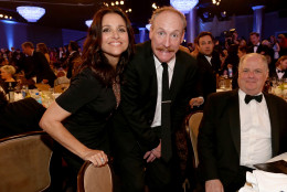 BEVERLY HILLS, CA - MAY 31:  (L-R) Actress Julia Louis-Dreyfus, actor Matt Walsh and producer/writer Frank Rich attend the 5th Annual Critics' Choice Television Awards at The Beverly Hilton Hotel on May 31, 2015 in Beverly Hills, California.  (Photo by Christopher Polk/Getty Images for Critics' Choice Television Awards)
