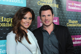 NEW YORK, NY - APRIL 29:  Vanessa Minnillo Lachey and Nick Lachey attend Sprint Sound Sessions at Webster Hall on April 29, 2014 in New York City.  (Photo by Craig Barritt/Getty Images for Sprint)