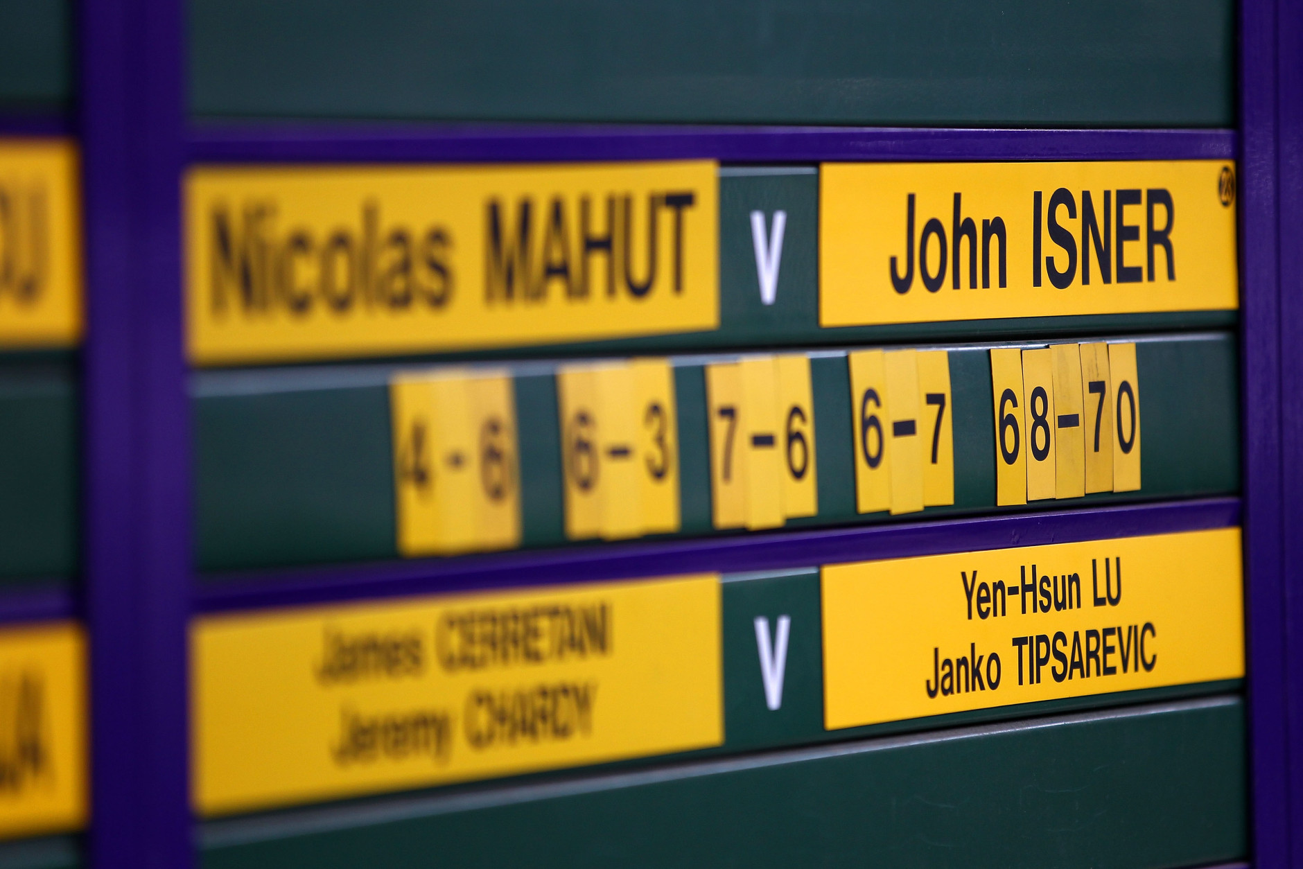 The final scoreline of the longest match ever played seems impossible. (Photo by Julian Finney/Getty Images)